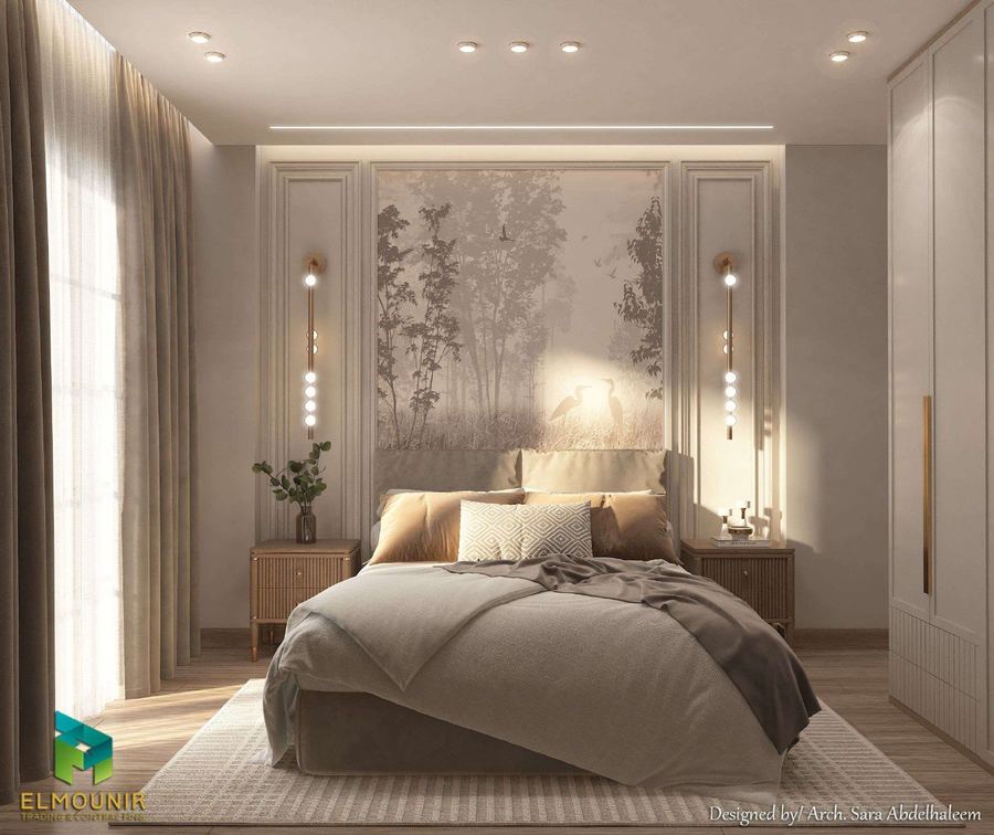 Master bedroom — soft light